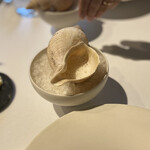 レストラン ウオゼン - 西バイ貝のポタージュ