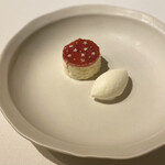 レストラン ウオゼン - チーズにお米、ガンジー牛乳のアイス