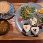 逸京茶寮 - 逸京和朝食プレート(ドリンクつき)　690円税込