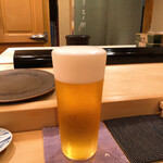 木挽町 とも樹 - 生ビール(小)　800円