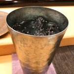 木挽町 とも樹 - 焼酎の水割り(麦 壱岐)　700円