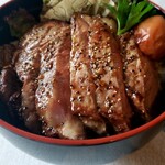 Kumobatei - 特選国産牛サーロインステーキ丼2700￥