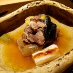日本料理FUJI - 大井川水系で捕れたまさに一期一会の「天然すっぽん」♪素晴らしいお出汁。