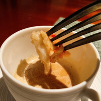 蒼 - さかな人　長谷川さんより長井の赤座海老　ビスクとともに