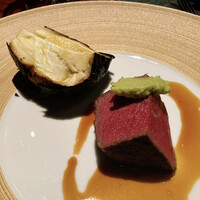 蒼 - 上田畜産　但馬玄の炭火焼　賀茂茄子と