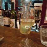 ア ミオ アージョ - スプマンテヲ１本飲み干し、ワイン　をデカンタで！