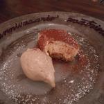 ア ミオ アージョ - ティラミス　栗のジェラート添え