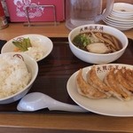 大阪王将 - 餃子（シングル）定食690円