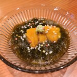 日本料理 たかむら - クロモとムラサキウニ