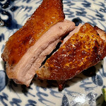 とり茶太郎 - 名古屋コーチンのモモ焼き　ボリュームがあって食べてもすぐになくならないのが嬉しいｗ