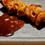 とり茶太郎 - ほろほろ鳥のレバーはタレで　濃厚な旨味が味わえます