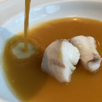 Benoit Alain Ducasse - スープ・ド・ポワソン。魚のみの深い味わい。
