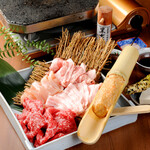 [“ Yogan-yaki (roasted on a hot stone)” Tsukiya platter]