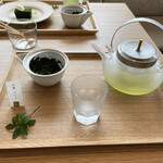ヤタガラス - 玉露 ice  ¥950 茶葉も美味しく食べれます