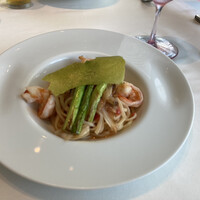 リストランテ　ウミリア - 天使の海老のパスタ。海老もパスタも美味しかったです。