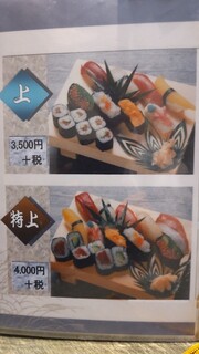 h Sushi Ei - メニュー