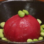 こころや - トマトと枝豆のお浸しアップ
