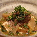 こころや - 黒毛和牛すじ豆腐煮込みアップ