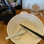 佐野ラ－メン たかの - 余裕の完飲完食❣️