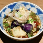 【油炸茄子豆腐】