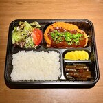 Loin cutlet green onion miso Bento (boxed lunch)