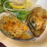 レストラン ウイング - パーナ貝のガーリックバター
これけっこう美味しいです