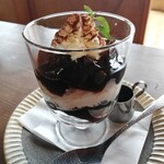 旅人カフェ ぐりーちね - コーヒーゼリー(480円)