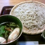 曄 - 鴨そば（1400円）