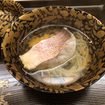 片折 - 甘鯛も穏やかで綺麗な旨味♪片折大将のお料理を頂くと身体が浄化されるような錯覚に…美味しいです(ｳｯﾄﾘ)