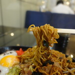 Orenji - 麺リフトに海苔が絡む！