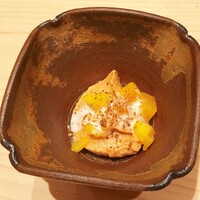 鮨 龍次郎 - 北海道 寿都のあん肝、マンゴー