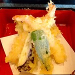 日本橋 - 日替りランチ日曜日の天婦羅