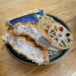 とんかつ 栄ちゃん - 良き色合いしてるでしょ