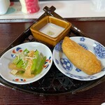 そば家やまき - 前菜3種