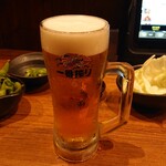 串焼楽酒 - 生ビール