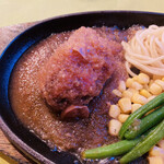 セルフィーユ - 和風ソースハンバーグアップ♪