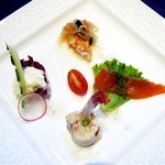 ランチ：オードブル4種盛り