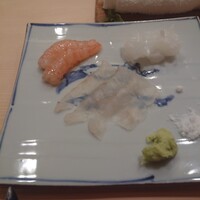 すし処 めくみ - 障泥烏賊、鮃、甘海老