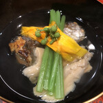 草喰 なかひがし - 岩魚の椀物♥️