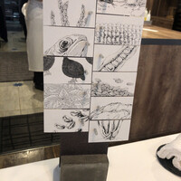 Installation Table ENSO L'asymetrie du calme - 想像力を掻き立てる食材カードのメニュー紹介(^O^)／