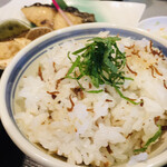 Tokiwa Bunten - おじゃこご飯のランチ(税込1100円)