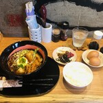 Ryuufuu - 醤油そば＋卵かけご飯＝￥１０００