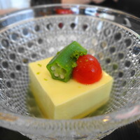 日本料理 鎌倉山 野乃華 - とうもろこし豆腐