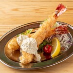 Old-fashioned fried shrimp