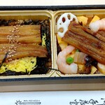 Nihombashi Takashimaya Wasouzai Bentou - 焼きあなごめしとあなごバラちらし食べ比べ御膳 1,080円 ♪