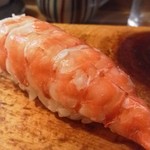 栄寿司小吉 - 赤海老とは、、当然輸入物ではない