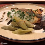 御料理 寺沢 - 真魚鰹の木の芽焼とｲﾀﾄﾞﾘ油炒め