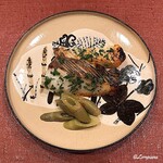 御料理 寺沢 - 真魚鰹の木の芽焼とｲﾀﾄﾞﾘ油炒め