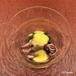 御料理 寺沢 - 蛍烏賊の黄身酢