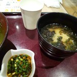 小田原港 わらべ - 美味しかったタレともう少しふやかせば良かったのかと思った味噌汁